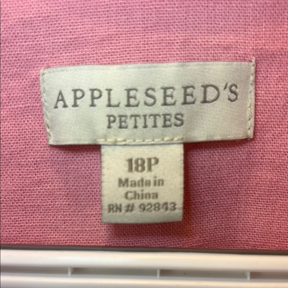 Appleseed's Soft Pink Blazer Women’s Size 18 Petite | Plus Size